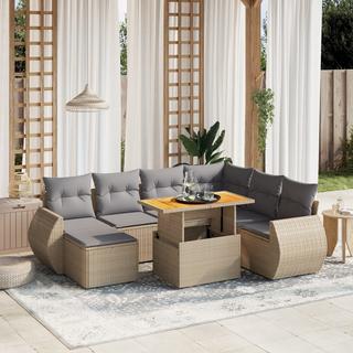 VidaXL Garten sofagarnitur poly-rattan  