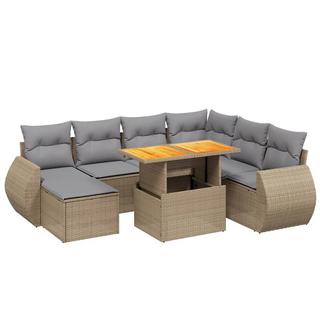 VidaXL Garten sofagarnitur poly-rattan  