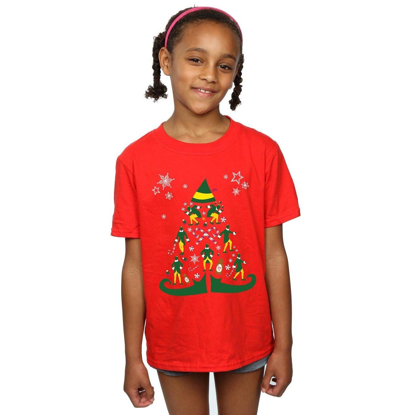 Elf  Christmas Tree TShirt 