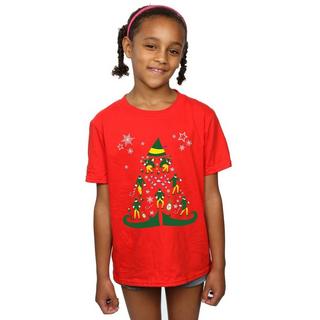 Elf  Christmas Tree TShirt 