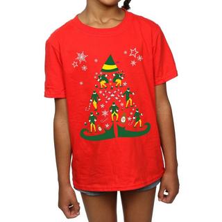 Elf  Christmas Tree TShirt 