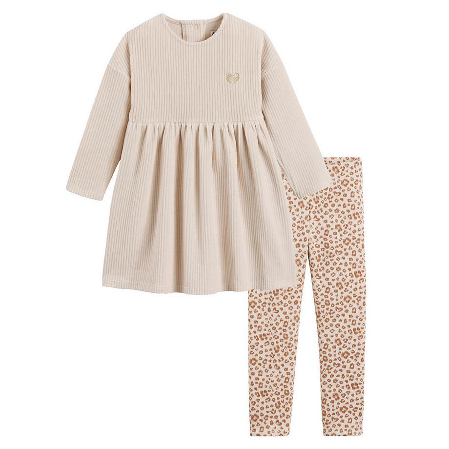 La Redoute Collections  Ensemble 2 pièces robe et legging 