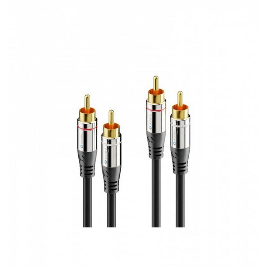 Audio-Kabel Cinch - Cinch 7.5 m (0.08 m, Mittelklasse, Cinch)