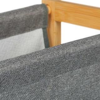 Northio Porta riviste in bambù e tessuto  