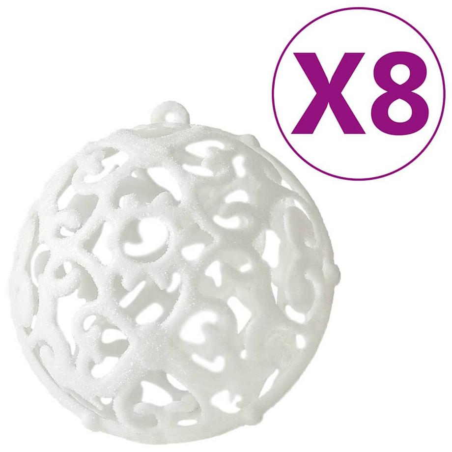 VidaXL Ensemble de boules de noël plastique  