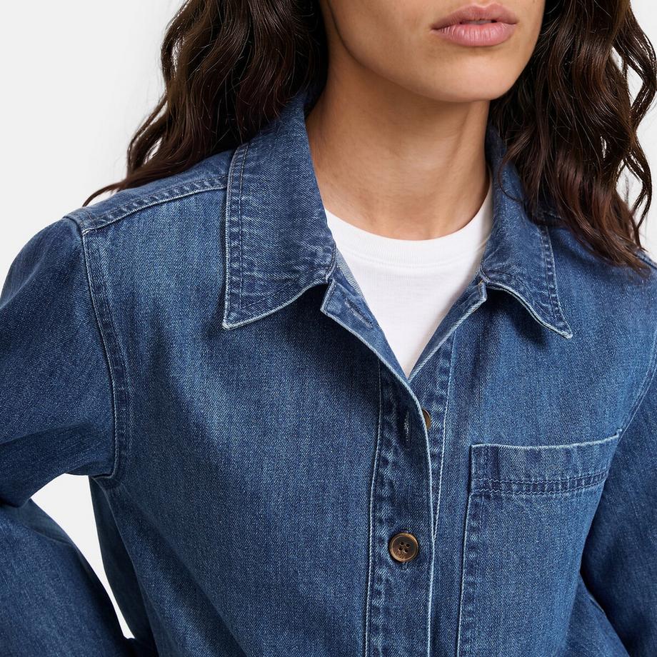 La Redoute Collections Chemise esprit vareuse en jean  