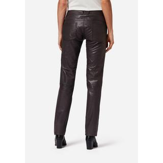 RICANO  Pantalon en cuir  Triston-B, style classique à 5 poches 