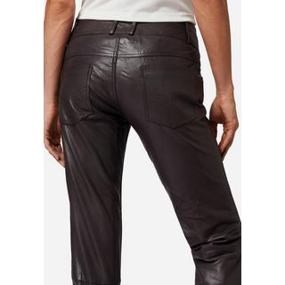 RICANO  Pantalon en cuir  Triston-B, style classique à 5 poches 