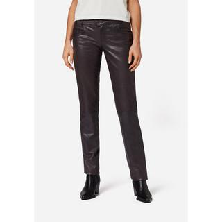 RICANO  Pantalon en cuir  Triston-B, style classique à 5 poches 