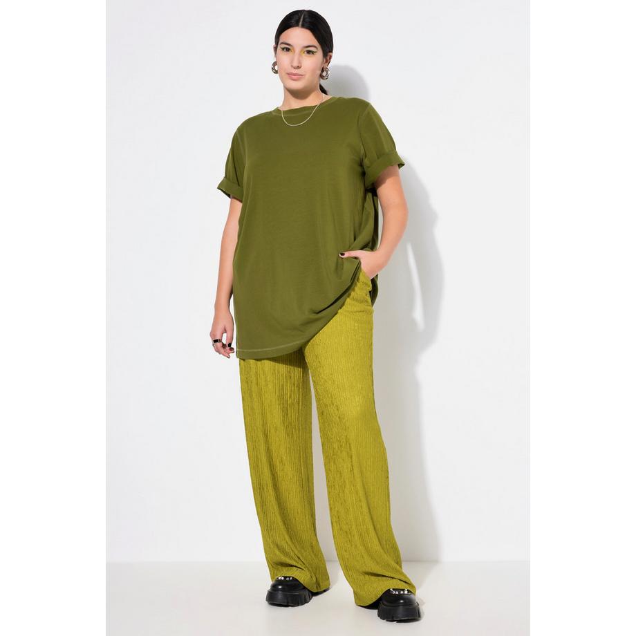 Studio Untold Jerseyhose Wide Legs Elastikbund  