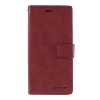 Mercury  iPhone 12 Pro Max - Blue Moon Leder Etui Hülle Karten 