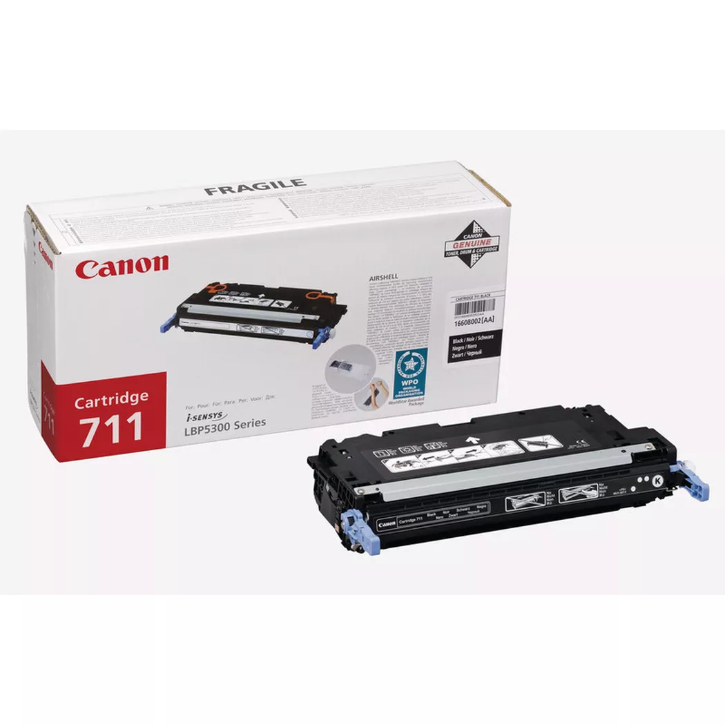Canon – Toner-Modul 711 schwarz 1660B002 LBP 5300 6000 Seiten, Schwarz, One Size