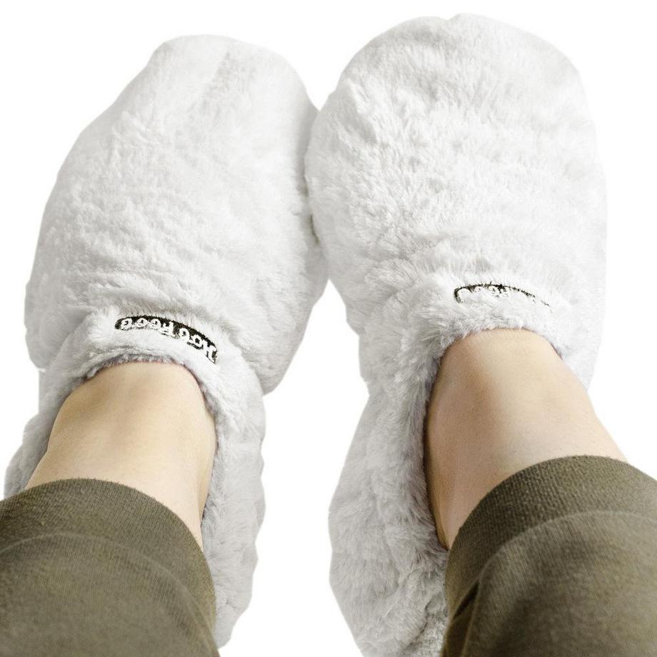Mikamax  Heiße Füße, beheizte Hausschuhe - Weiß 