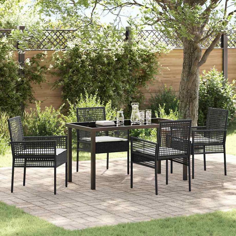 VidaXL Mobilier de jardin poly rattan  