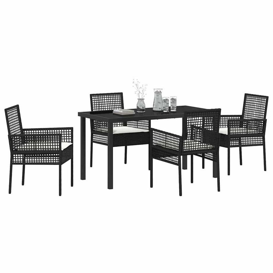VidaXL Mobilier de jardin poly rattan  