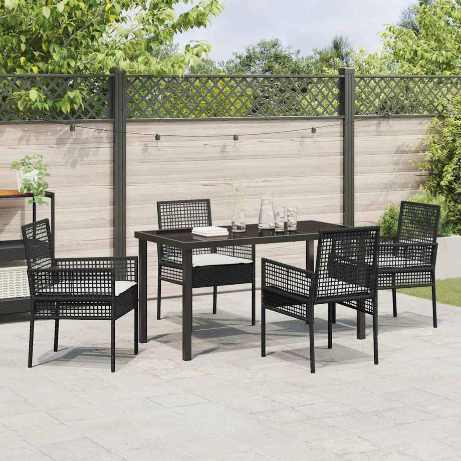 VidaXL Mobilier de jardin poly rattan  