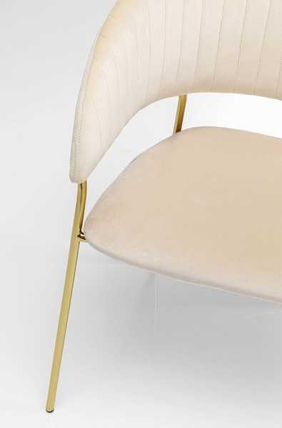 mutoni Fauteuil Belle Creme (lot de 2)  