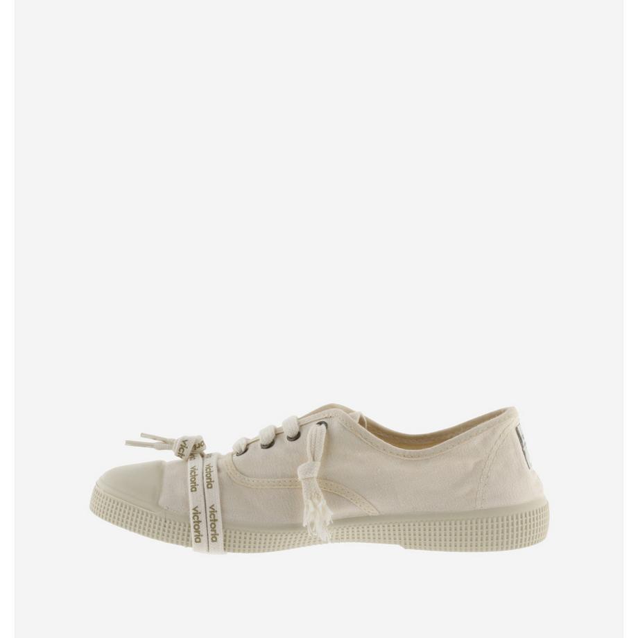 Victoria Baskets en toile avec lacets logo  