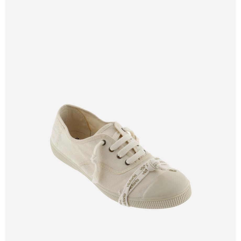 Victoria Baskets en toile avec lacets logo  