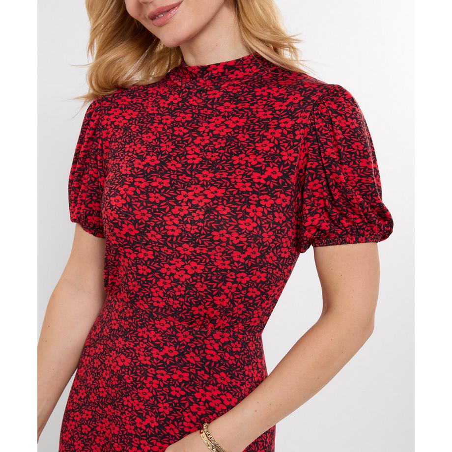 Joe Browns Robe Longue en Jersey à Col Montant Rêves Fleuris  