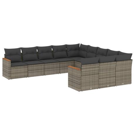 VidaXL Garten sofagarnitur poly-rattan  