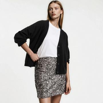 Gilet en fine maille cachemire