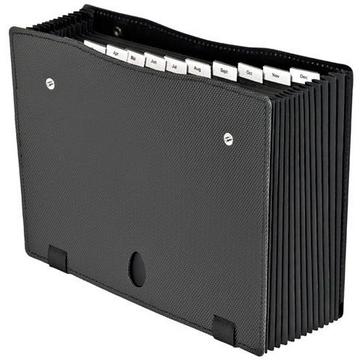 KOLMA Stehfächermappe Restless A4 11.030.06 schwarz