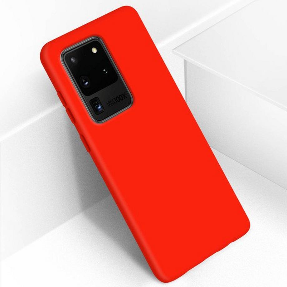 Avizar  Coque Samsung S20 Ultra Soft Touch Rouge 