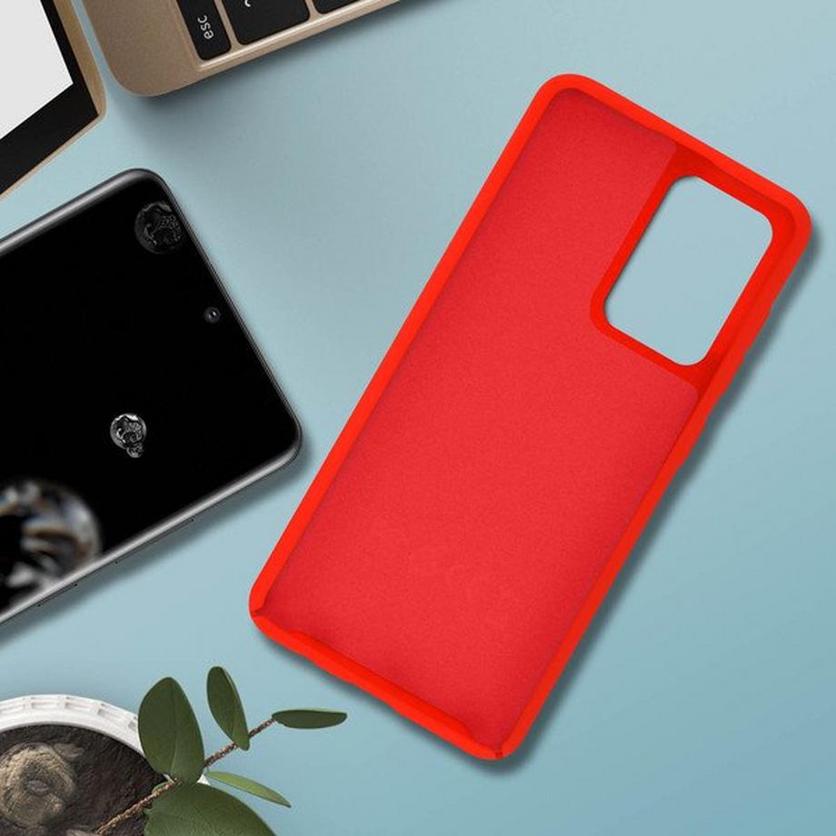 Avizar  Coque Samsung S20 Ultra Soft Touch Rouge 