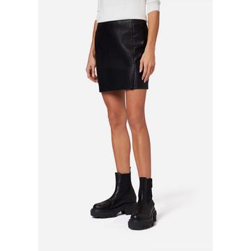 Jupe en cuir  Ria, taille normale