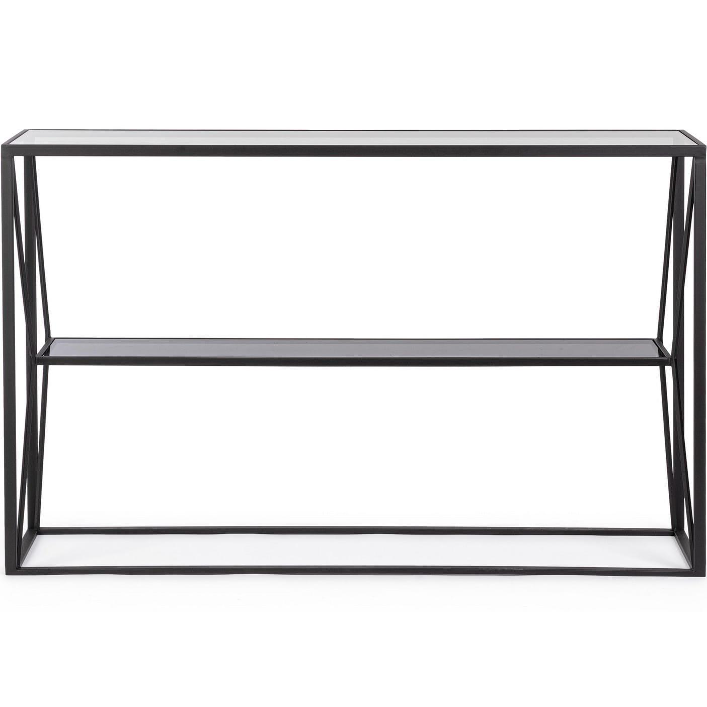 mutoni Console Hydra noir 120x32bx75  