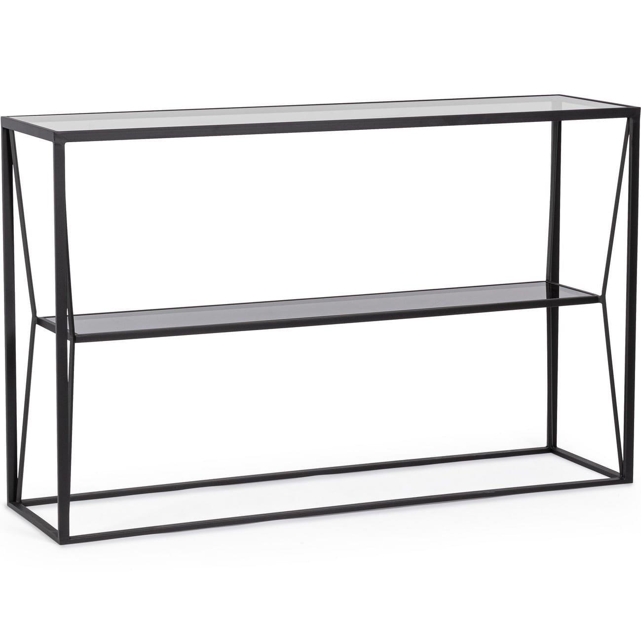 mutoni Console Hydra noir 120x32bx75  