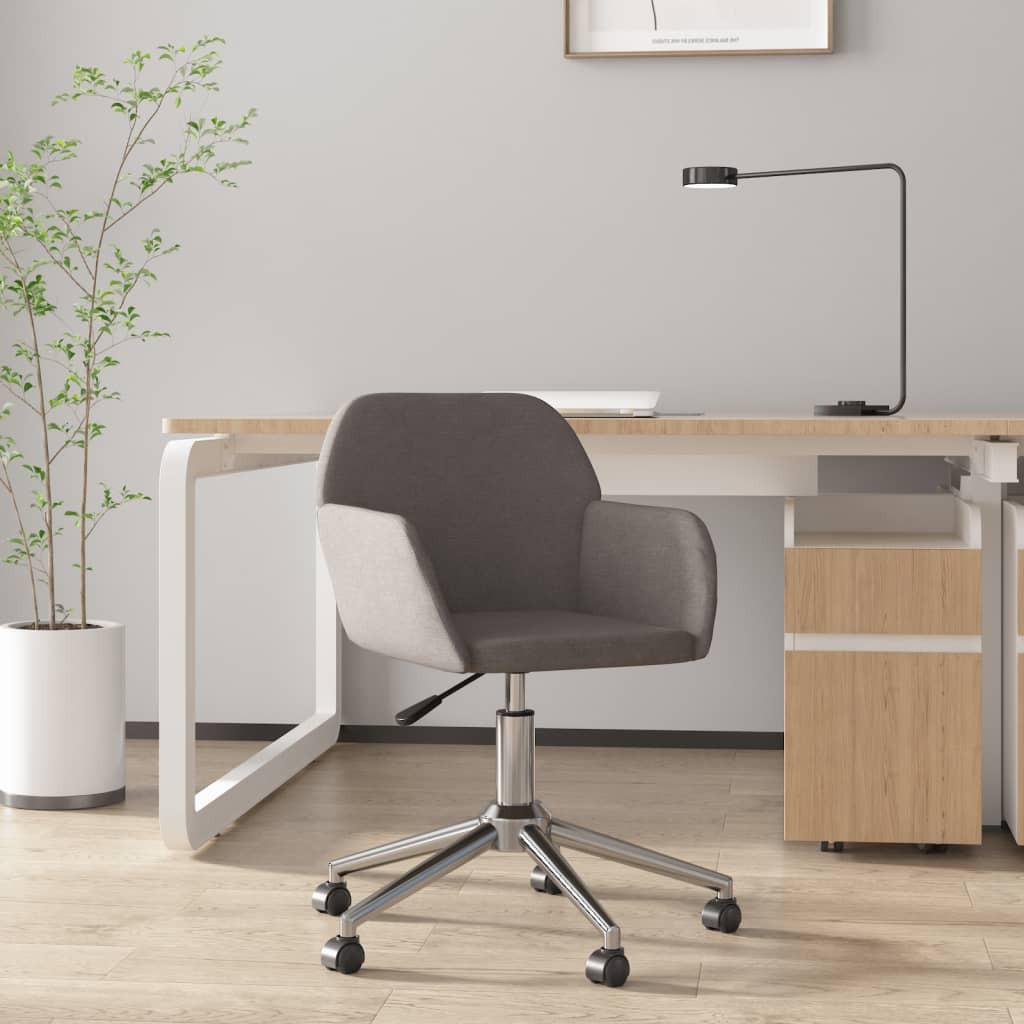 VidaXL Chaise de bureau tissu  
