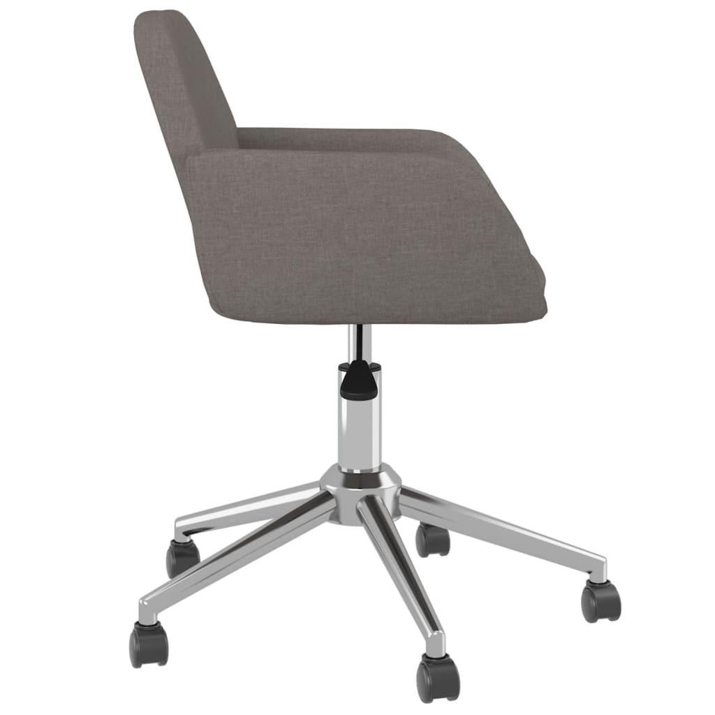 VidaXL Chaise de bureau tissu  