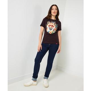 Joe Browns T-Shirt Renard Automne Col Rond Manches Courtes  