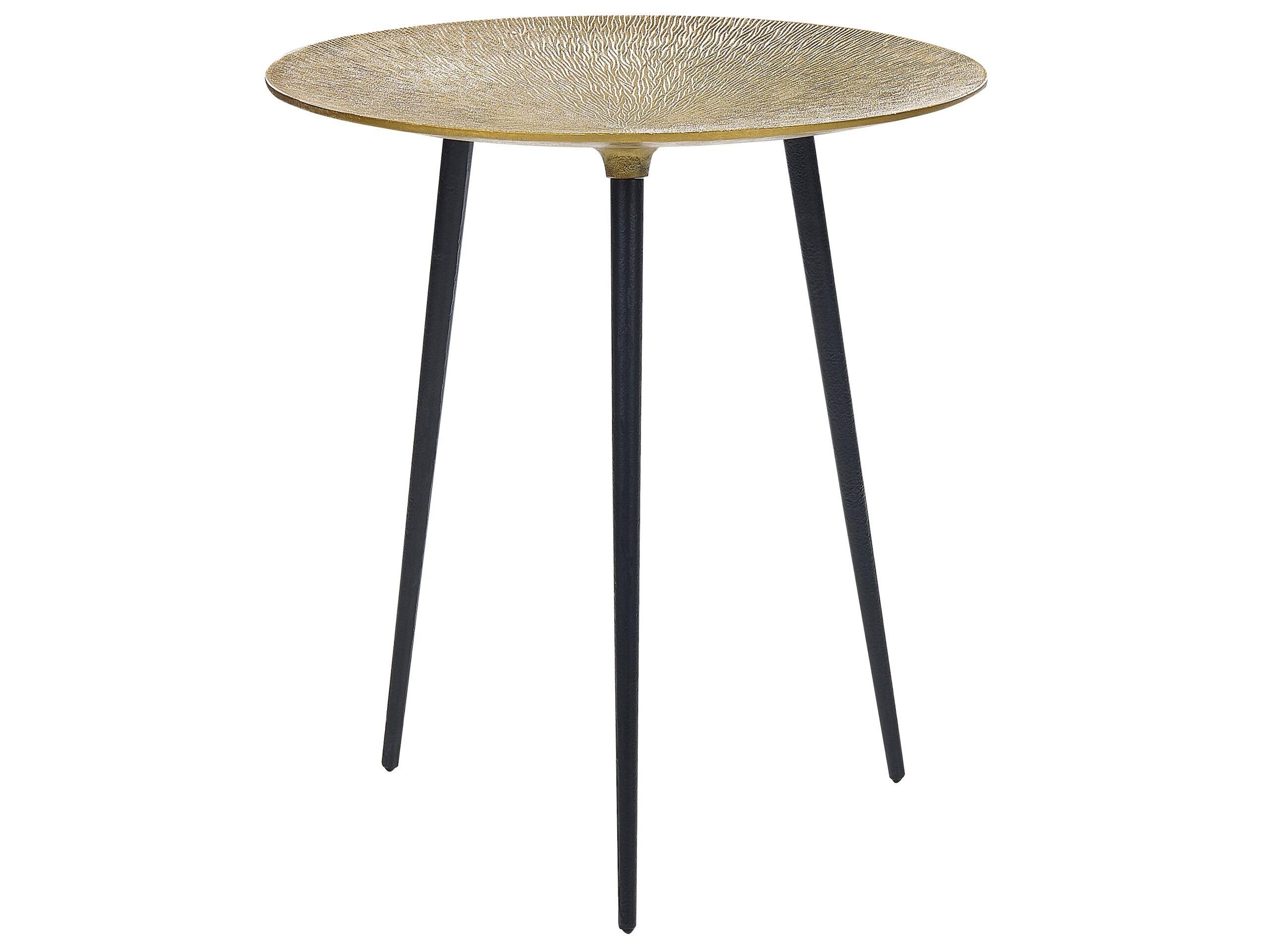 Beliani Table d'appoint en Aluminium Glamour WAIPU  