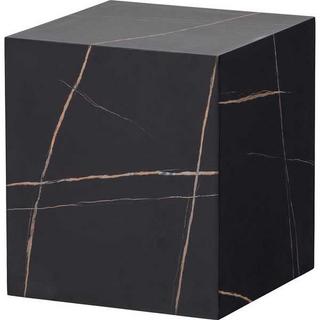 mutoni Table d'appoint Benji aspect marbre noir  