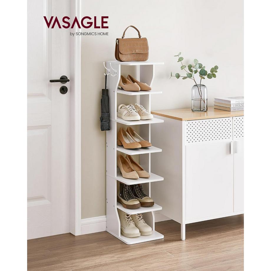 Songmics Schuhregal schmal mit 7 Ebenen  