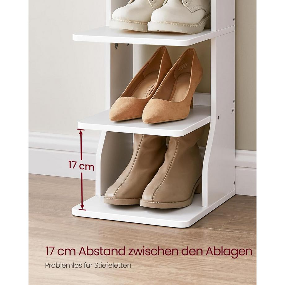 Songmics Schuhregal schmal mit 7 Ebenen  