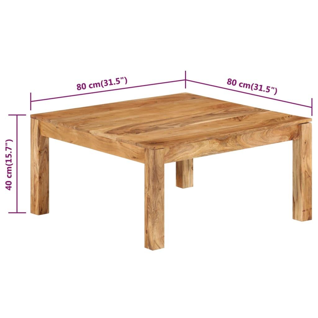 VidaXL Table basse bois d'acacia  