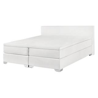 Beliani Boxspring Bett aus Kunstleder Modern PRESIDENT  