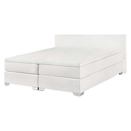 Beliani Lit Boxspring en Cuir PU Moderne PRESIDENT  