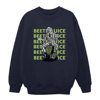 Beetlejuice Felpa Stampa Logo  