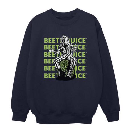 Beetlejuice Felpa Stampa Logo  