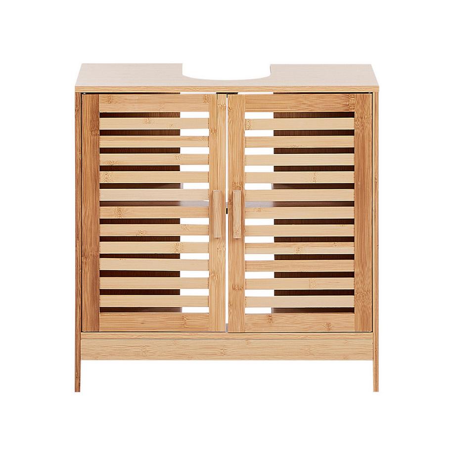 Beliani Mobile lavabo en Legno di bambù Boho MISSOULA  