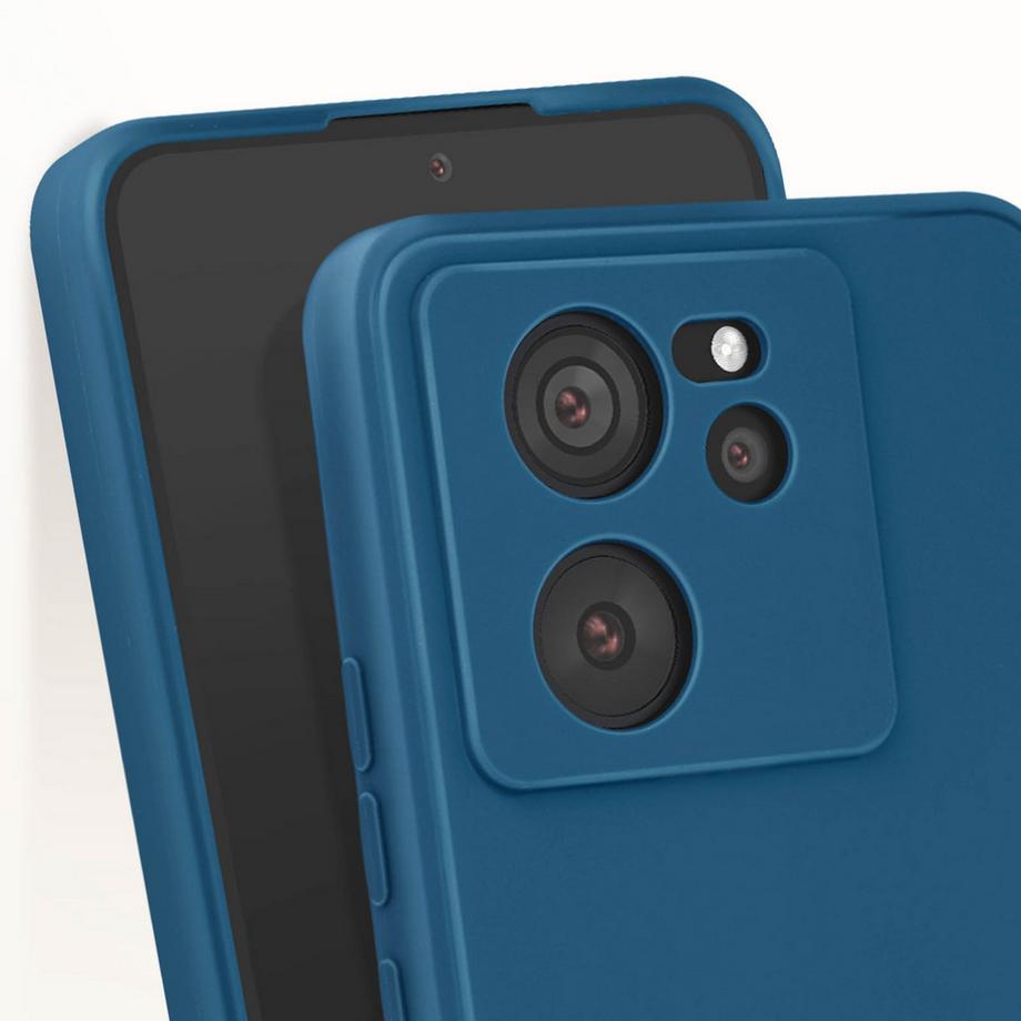 Avizar  Coque Xiaomi 13T et 13T Pro Bleu Mat 