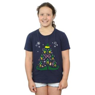 Elf  Christmas Tree TShirt 