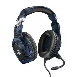 GXT 488 Forze PS4 Kopfhörer Kabelgebunden Kopfband Gaming Schwarz, Blau