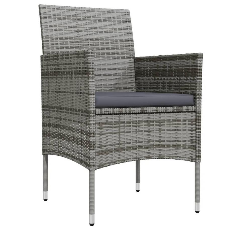 VidaXL set da pranzo da giardino Polirattan  