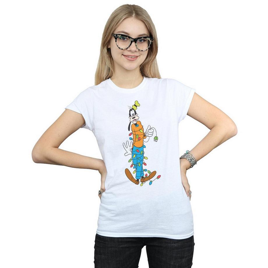 Disney Goofy Christmas Lights T-Shirt  